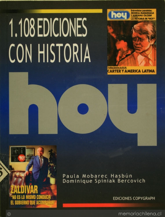 Revista Hoy: 1.108 ediciones con historia
