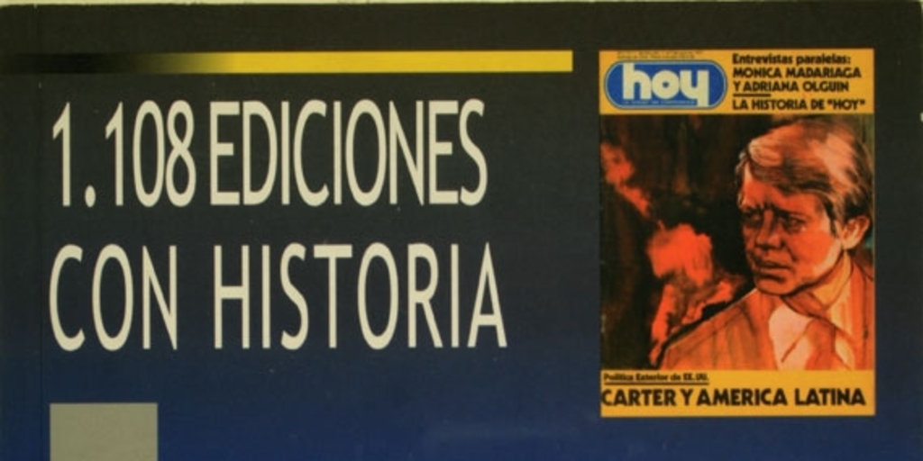 Revista Hoy: 1.108 ediciones con historia