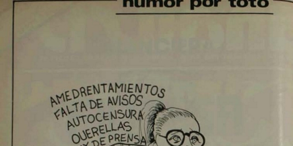 Caricatura en Análisis, 1982