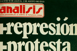 Análisis: año VI, n° 60, julio de 1983