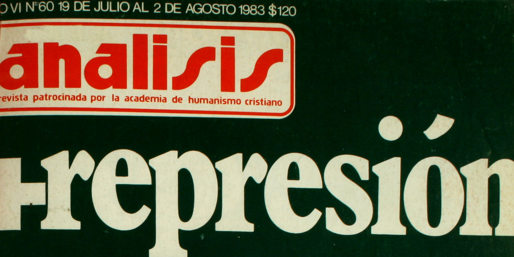 Análisis: año VI, n° 60, julio de 1983