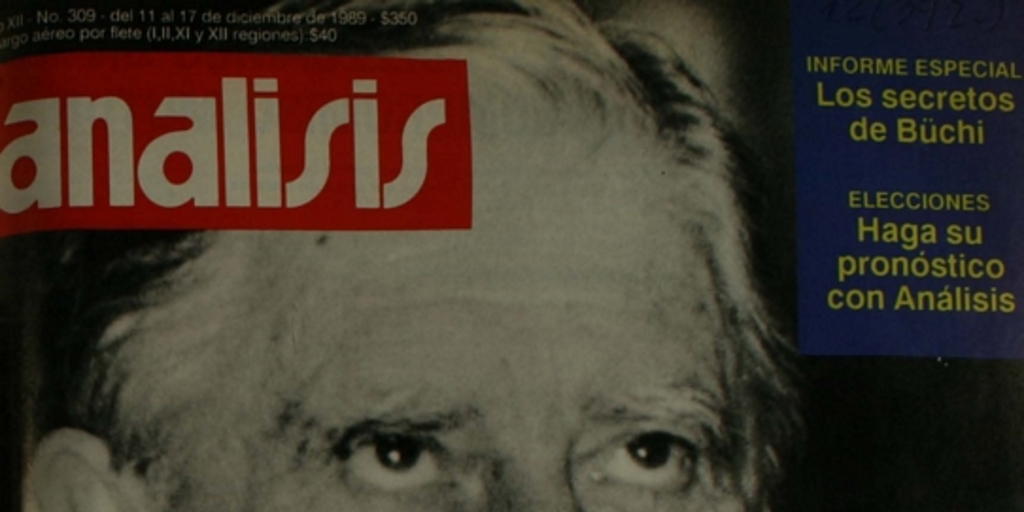 Análisis: año XII, n° 309, diciembre de 1989