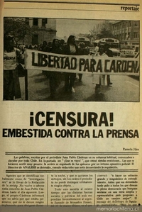 "¡Censura! Embestida contra la prensa"