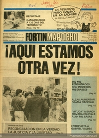 Fortín Mapocho: n° 314, 20 de junio de 1985