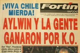 Fortín Mapocho: n° 1359, 15 de diciembre de 1989