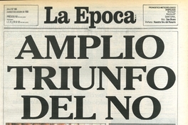 La Época: n° 566, de de octubre de 1988