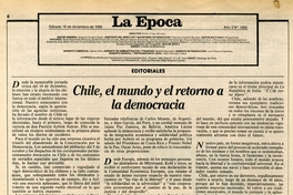 Editorial de La Época