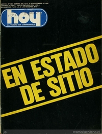 Hoy: año 8, nº 382, 12 a 18 de noviembre de 1984