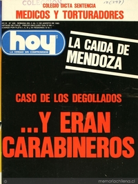 Hoy: año 9, nº 420, 5 a 11 de agosto de 1985