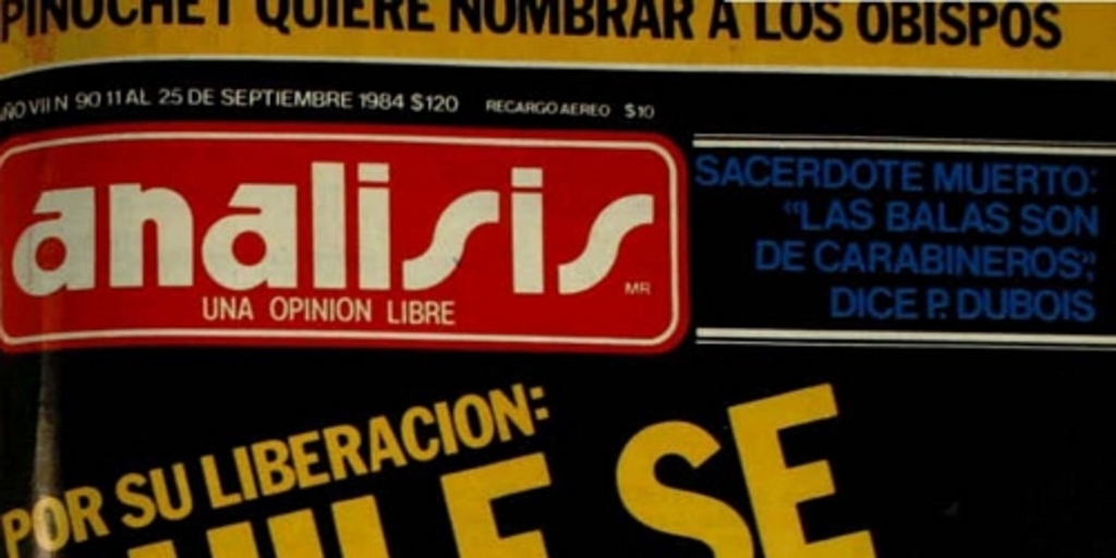Análisis: año VII, n° 90, septiembre de 1984