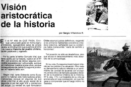 Visión aristocrática de la historia