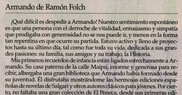 Armando de Ramón Folch