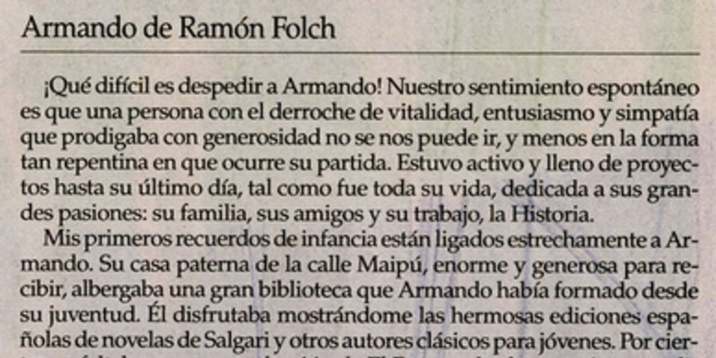 Armando de Ramón Folch