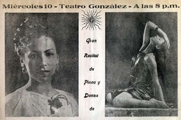 Gran recital de piano y danza de Olga y Malucha Solari