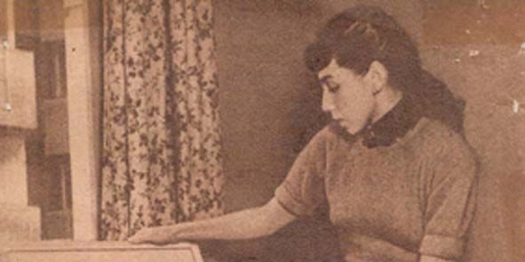 Malucha Solari en la época de El Umbral del Sueño, 1951