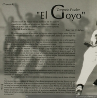 Gregorio Fassler : "El Goyo"