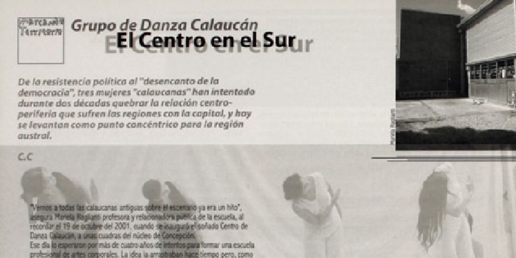 El centro en el sur : Grupo de Danza Calaucán