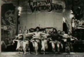 Danza Espiral en el Primer Festival Víctor Jara, 1986