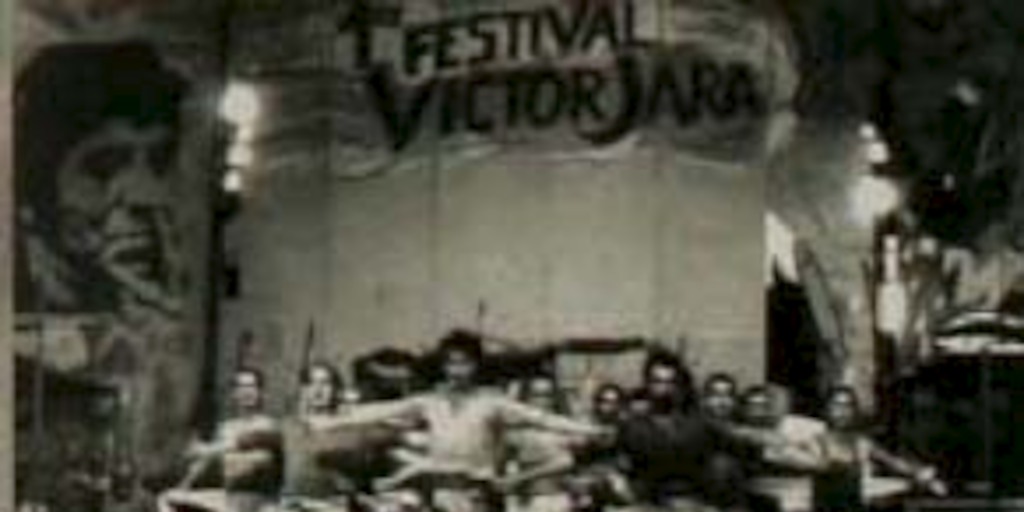 Danza Espiral en el Primer Festival Víctor Jara, 1986