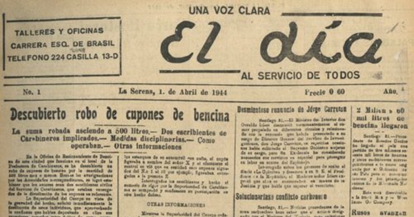 El Día : n° 1, 1 de abril de 1944