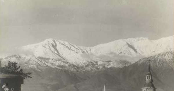 Vista general de Santiago, ca. 1930