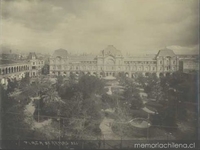 Vista de la Plaza de Armas hacia el sur, ca. 1900