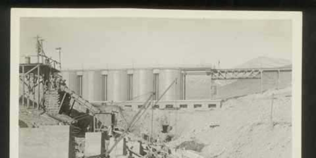 Potrerillos : primeras excavaciones para construcción de molino secundario, ca. 1927