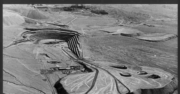 Vista general de la mina La Exótica, ca. 1969