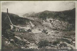 Fundición Caletones, del mineral El Teniente, Rancagua, ca. 1915