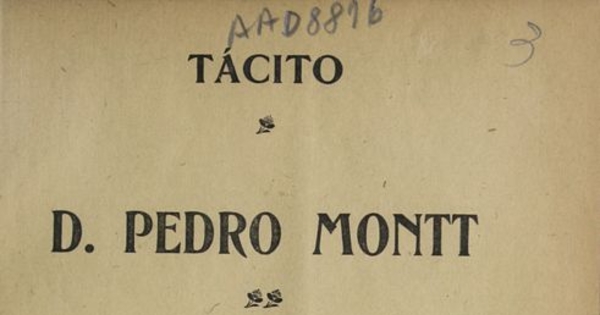 Pedro Montt: el axioma presidencial