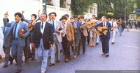 Procesión evangélica, 1990