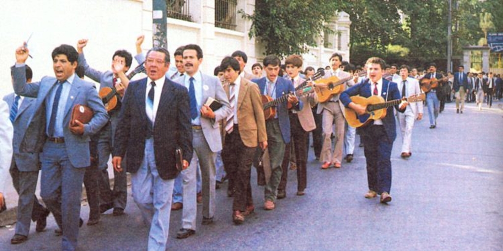 Procesión evangélica, 1990