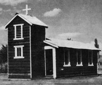 Iglesia de la Navidad, Misión Anglicana, Navidad, Temuco, 1964