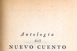 Antología del nuevo cuento chileno
