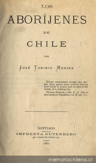 Los aboríjenes de Chile