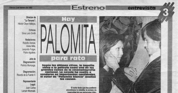 Hay palomita para rato