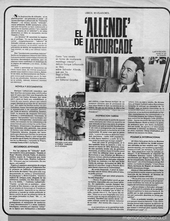 "Allende" el de Lafourcade