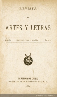 Revista de artes y letras : tomo 1 del 15 de julio de 1884