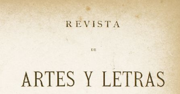 Revista de artes y letras : tomo 2 del 15 de noviembre de 1884