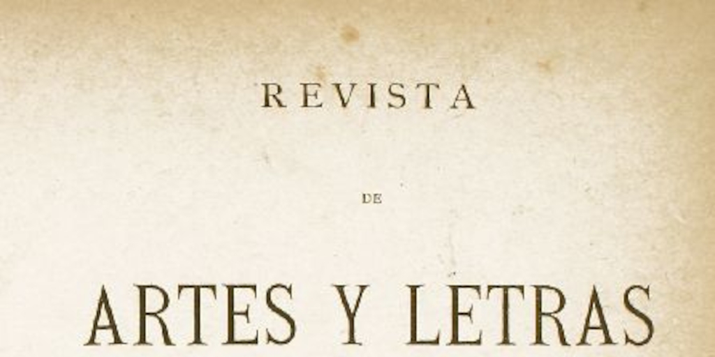 Revista de artes y letras : tomo 2 del 15 de noviembre de 1884