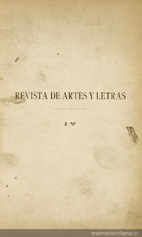 Revista de artes y letras : tomo 4 de 1885