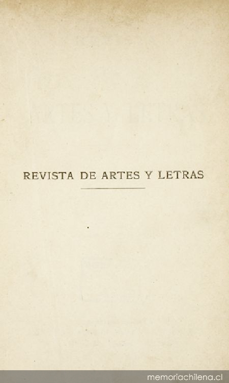Revista de artes y letras : tomo 6 de 1886