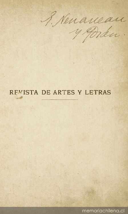 Revista de artes y letras : tomo 7 de 1886