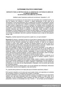 Transcripción del Catesismo político christiano dispuesto para la instrucción de la juventud de los pueblos libres de la América Meridional