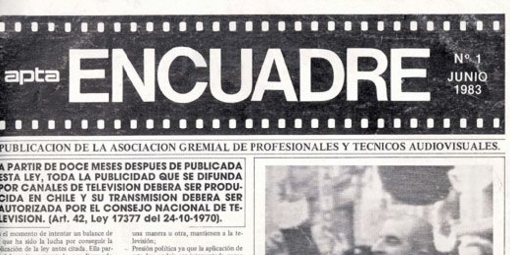 Encuadre : n° 1, junio de 1983