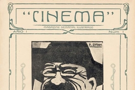 Cinema : año 1, n° 1, 28 de noviembre de 1913