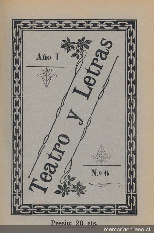 Teatro y letras : año 1, n° 6, 1909