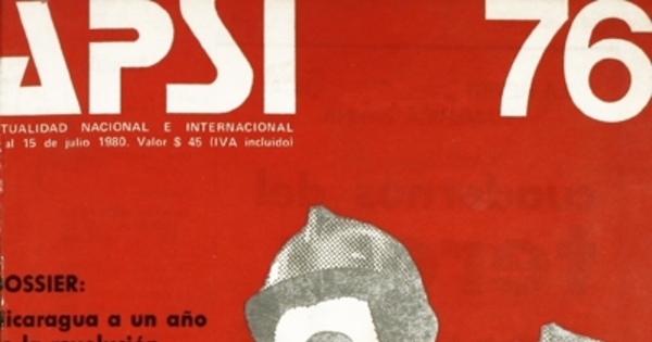 Apsi: n° 76-88, julio a diciembre de 1980