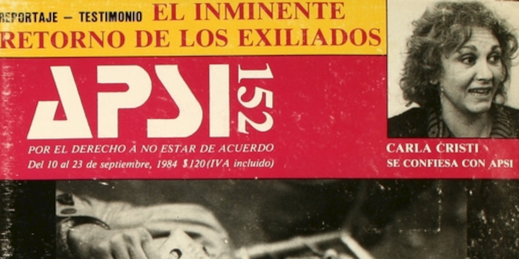 Apsi: n° 152-159, 10 de septiembre de 1984 a 12 agosto de 1985