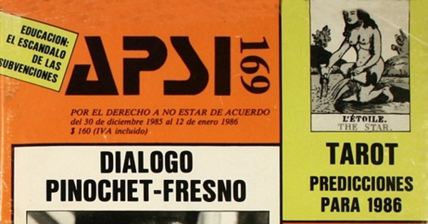 Apsi: n° 169-175, 30 de diciembre de 1985 a 24 de marzo de 1986